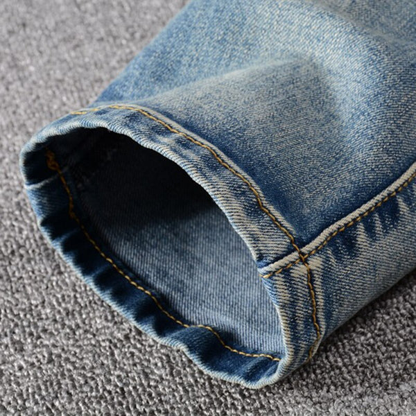 Biker Strap Jeans