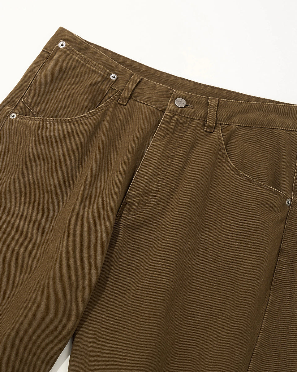 CLASSIC BROWN BAGGY JEANS