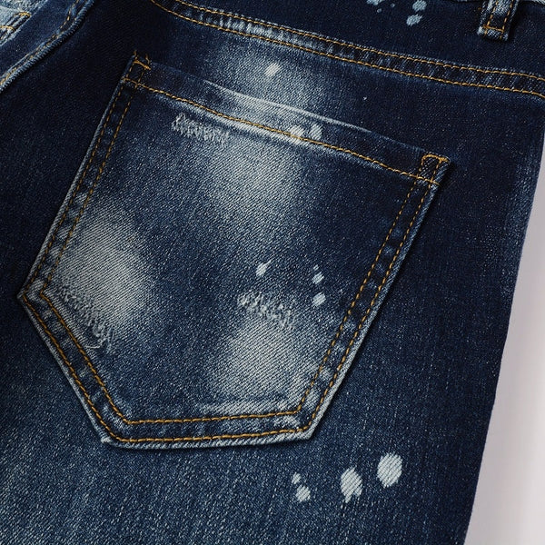 Flashed Blue Jeans