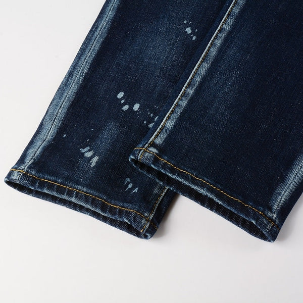 Flashed Blue Jeans