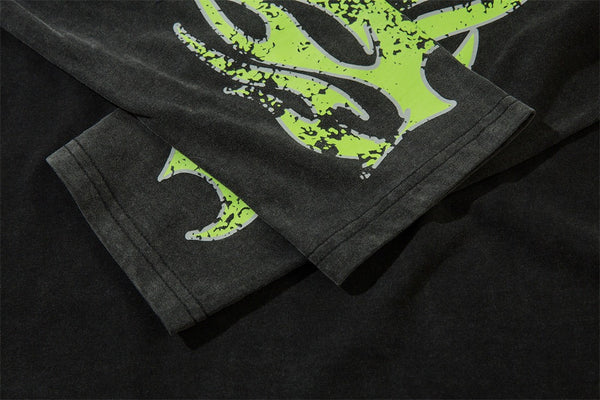Green Flames Long Sleeve