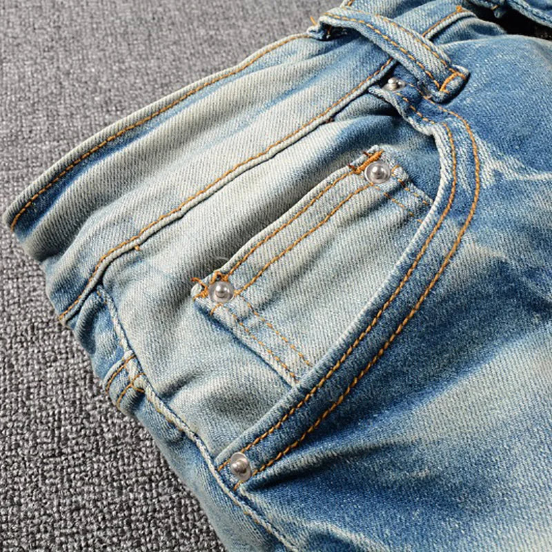 Orange Star Jeans