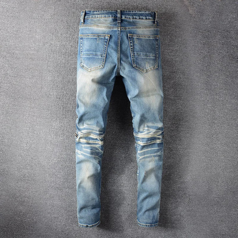 Biker Strap Jeans