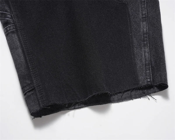 Patch Shorts Jeans
