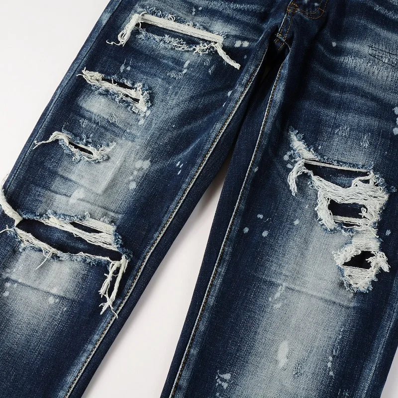 Flashed Blue Jeans