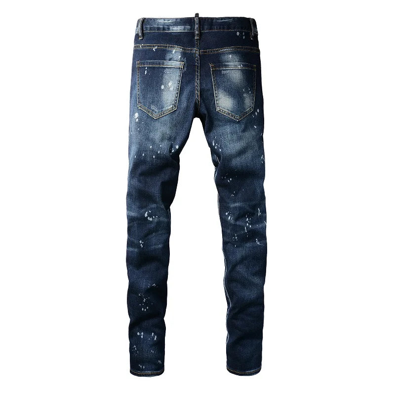 Flashed Blue Jeans
