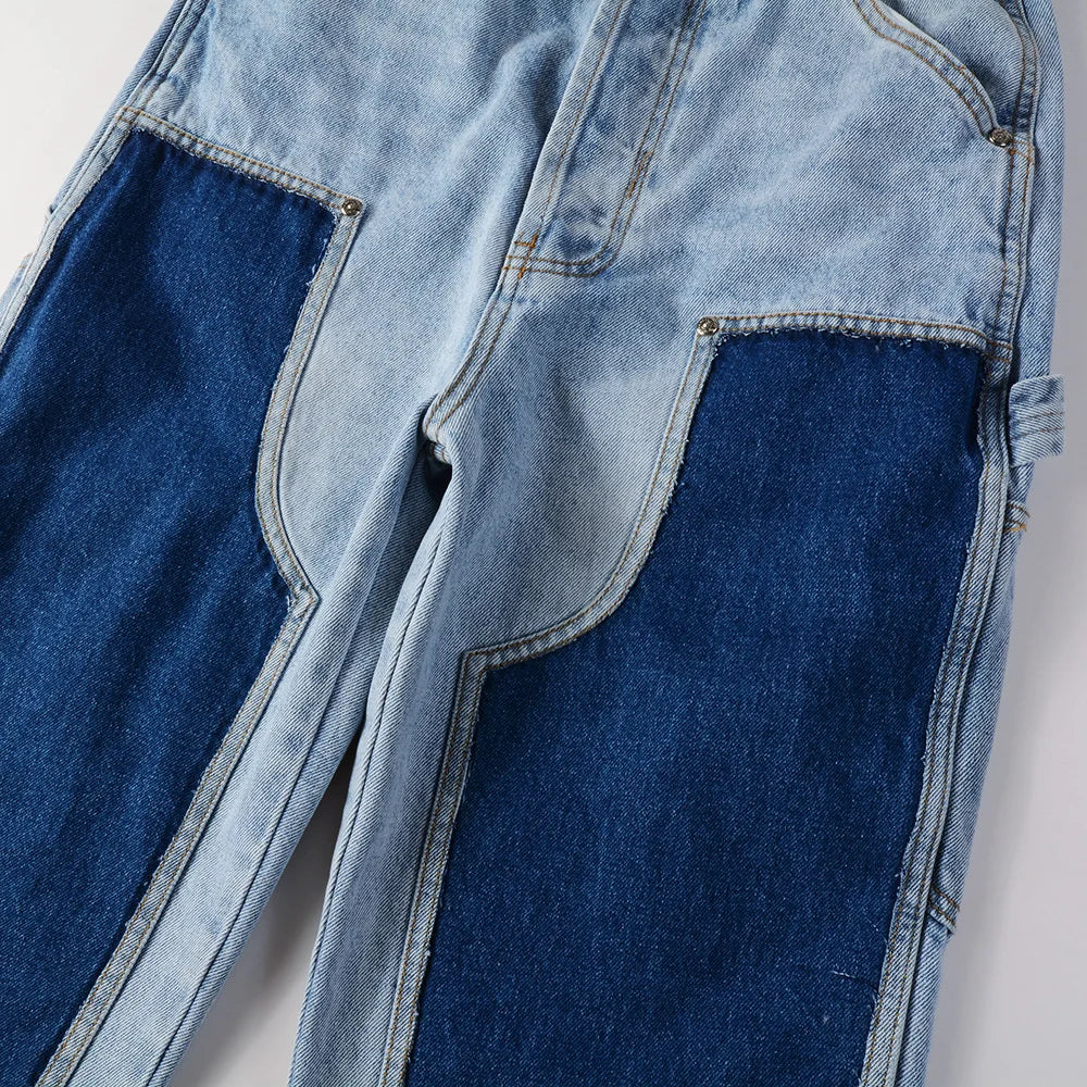 Light Patched Jeans