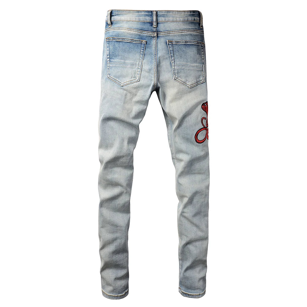 Red Snake Jeans