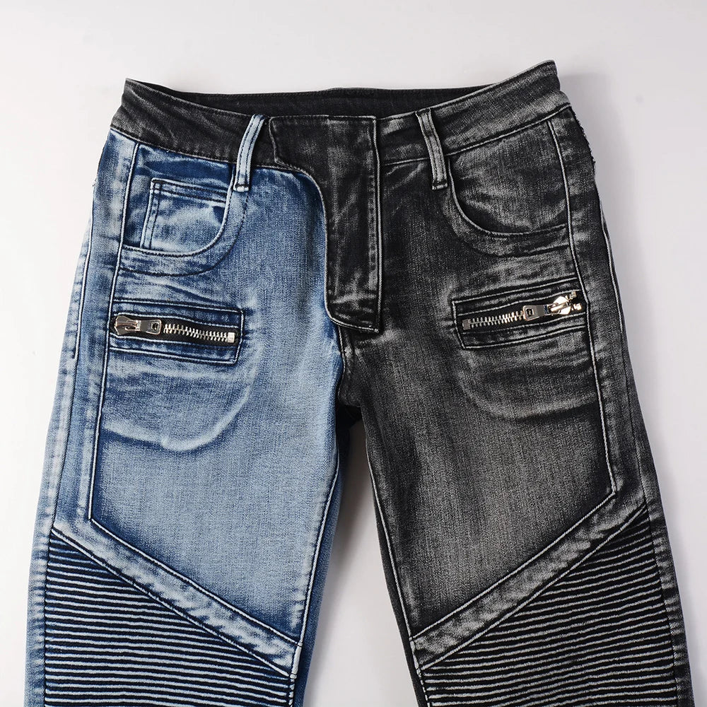 Double Color Jeans