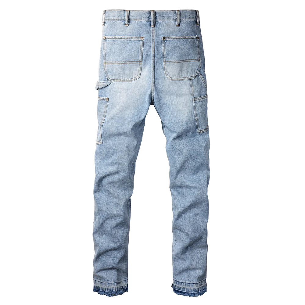Light Patched Jeans