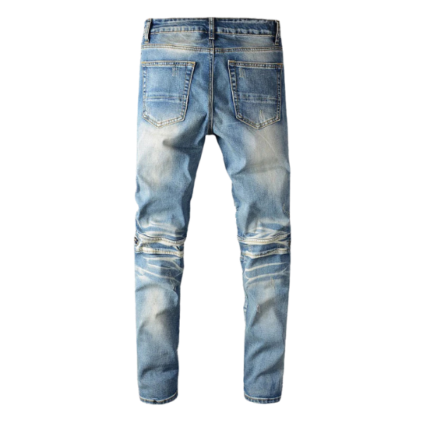Biker Strap Jeans