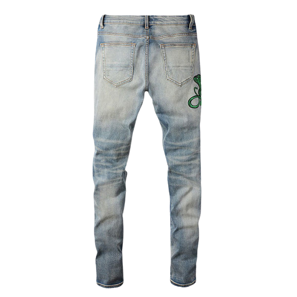 Green Snake Jeans