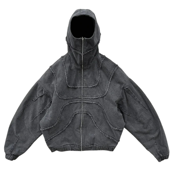 Zipped Mask Hoodie