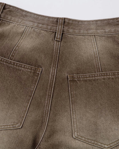 BROWN BAGGY JEANS