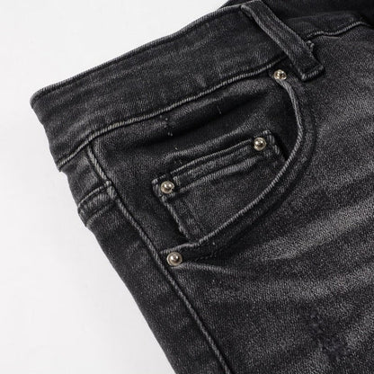 Black Bandana Jeans