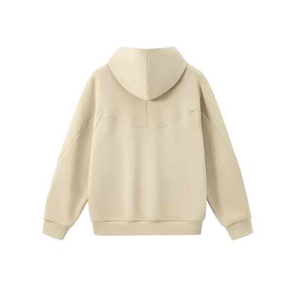 Cream Tech Fleece Hoodie