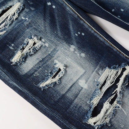 Flashed Blue Jeans