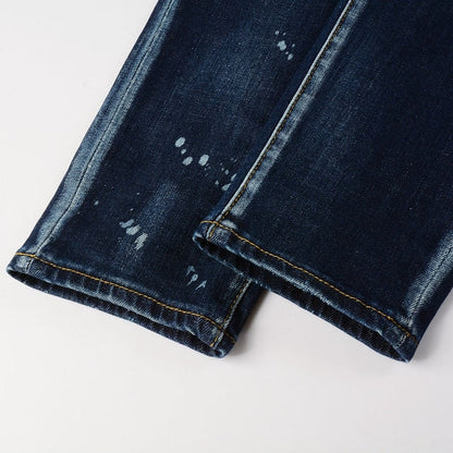 Flashed Blue Jeans