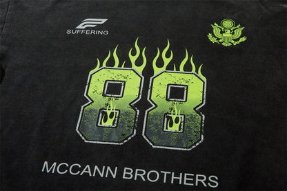 Green Flames Long Sleeve
