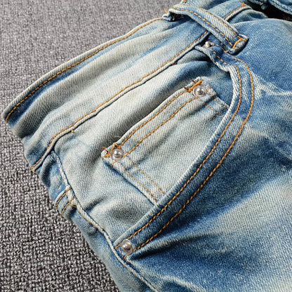 Orange Star Jeans
