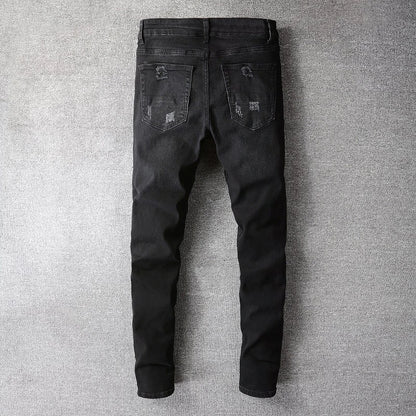 Ripped Bandana Jeans