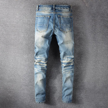 Biker Strap Jeans