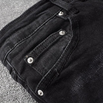 Ripped Bandana Jeans