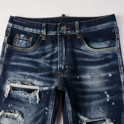 Flashed Blue Jeans