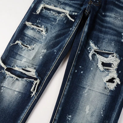 Flashed Blue Jeans