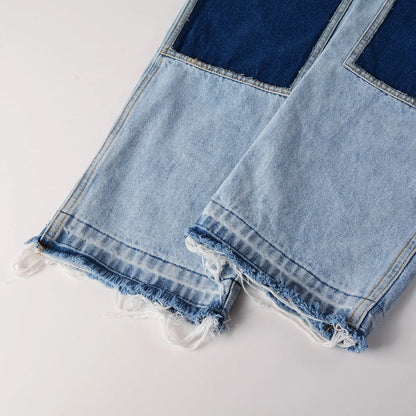 Light Patched Jeans