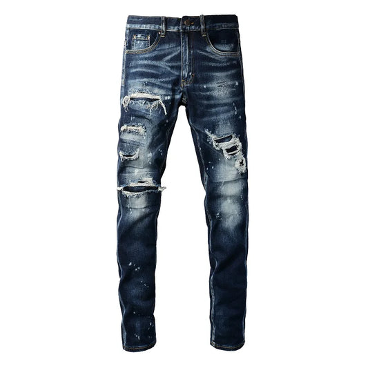Flashed Blue Jeans