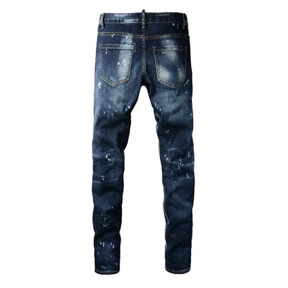 Flashed Blue Jeans