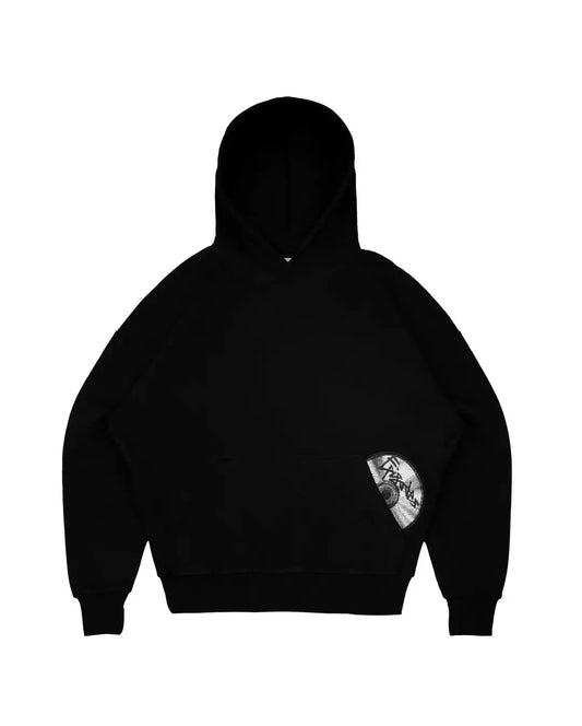 Losing Disk Black Hoodie